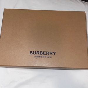 White burberry sneakers